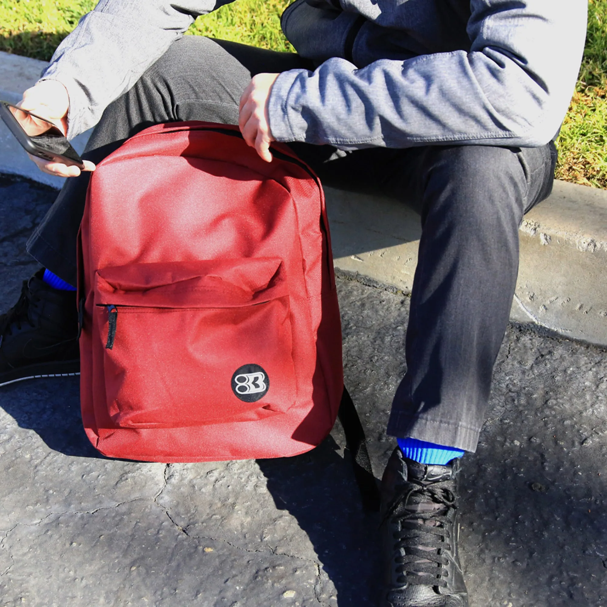 Basic 16" Blue Backpack