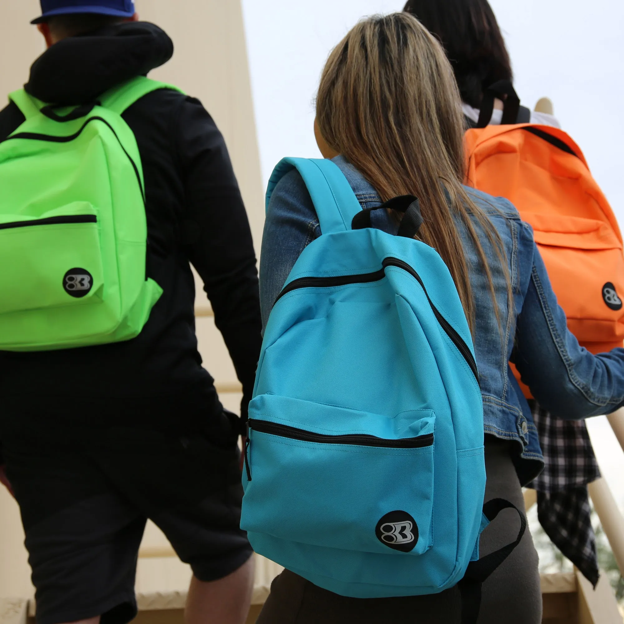 Basic 16" Blue Backpack