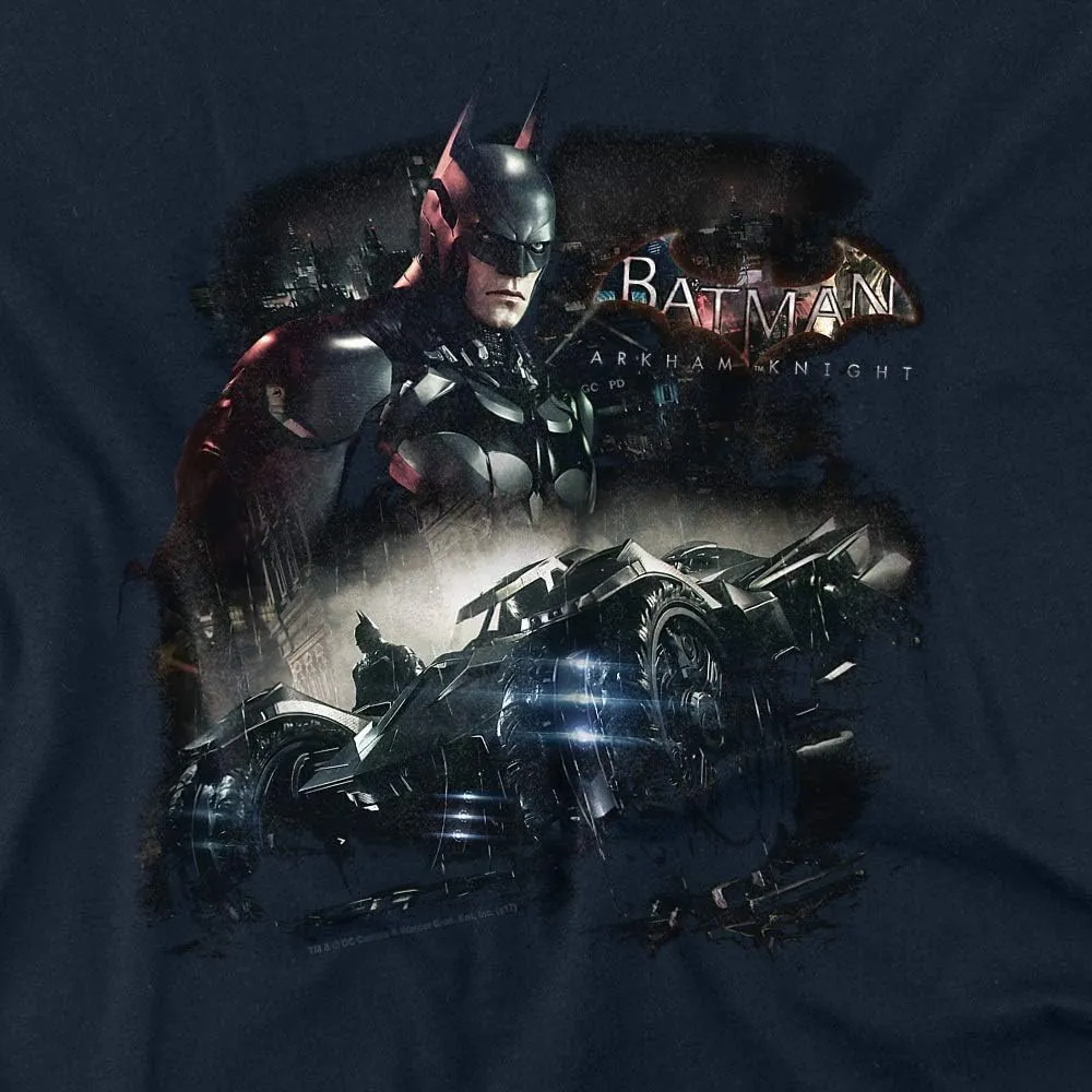 Batman: Arkham Knight Knight Rider Unisex Adult T Shirt for Men and Women