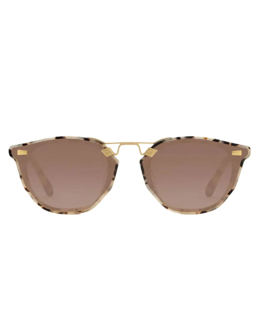 Beau Nylon Sunglasses in Matte Oyster