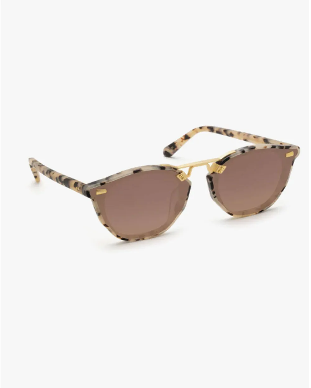Beau Nylon Sunglasses in Matte Oyster
