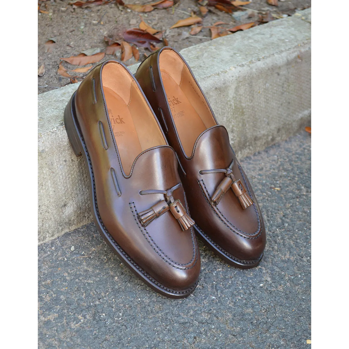 Berwick 1707 Tasseled Loafer (8491) Medio (Brown)