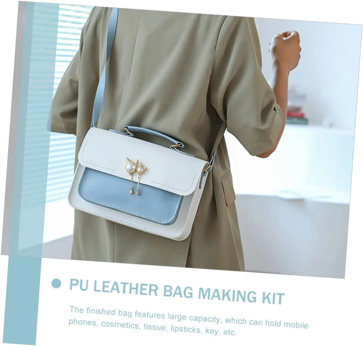 BESPORTBLE 1 Set Bag Making Kit Complete Handbag Accessories for Crafting Stylish Shoulder Bags Safe Reliable Material for Creative Projects with Family Friends