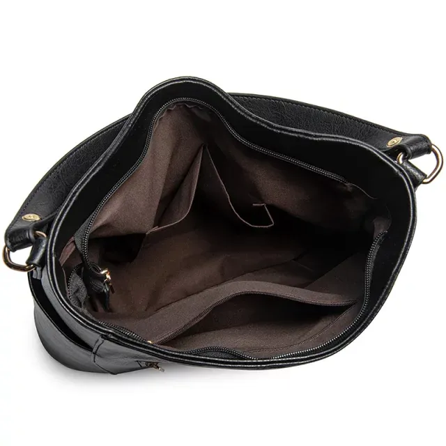 Beth Cross Body with tasseled front zippers