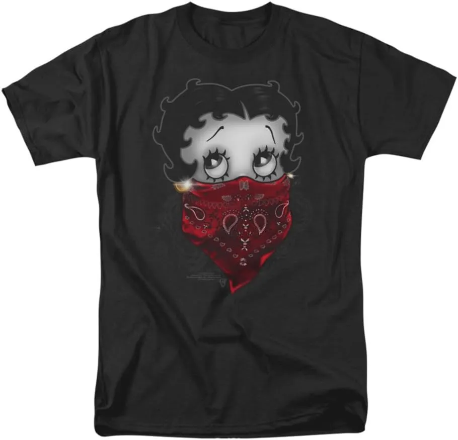 Betty Boop - Bandana & Roses T-Shirt Size