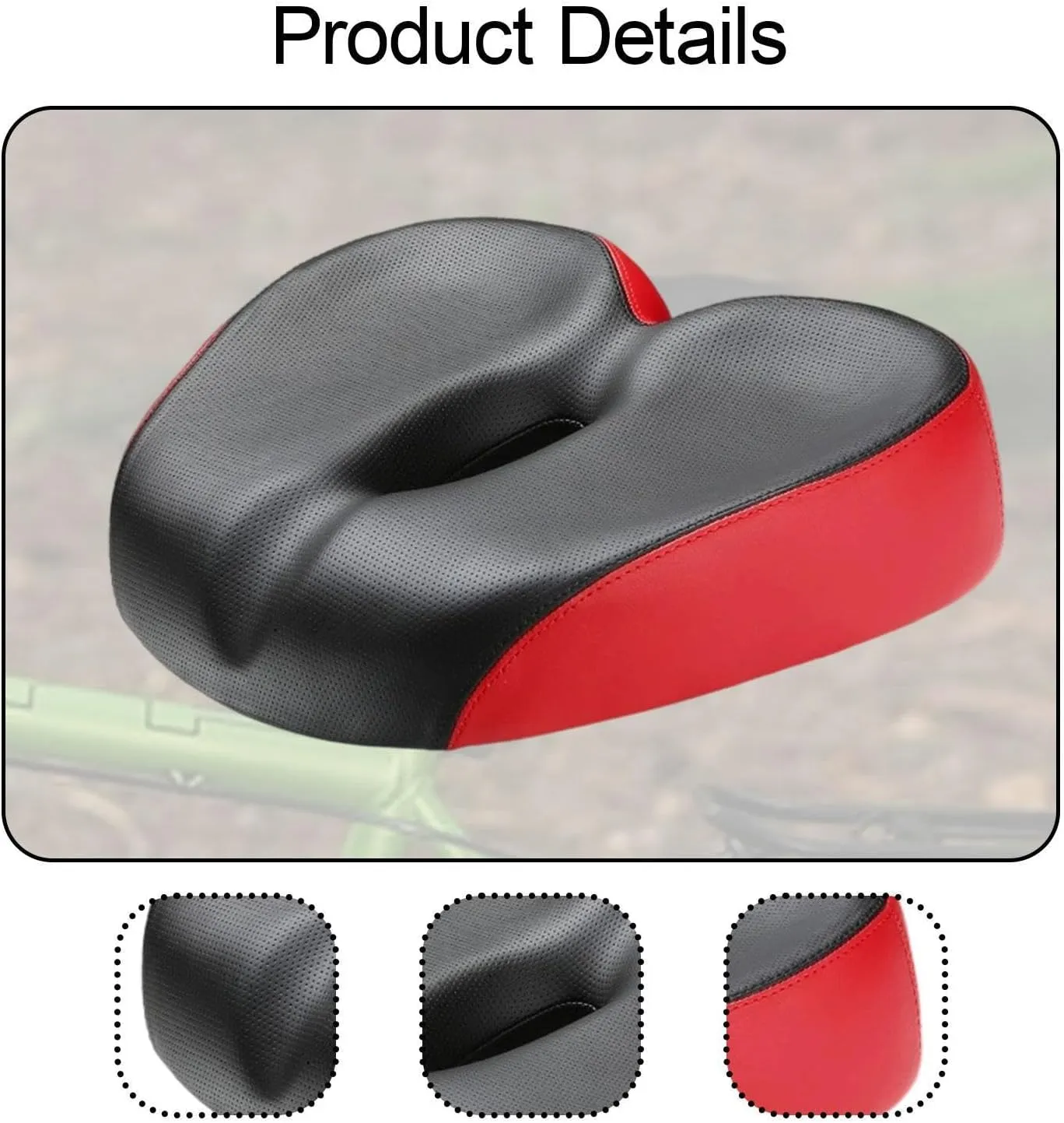 Bicycle Saddle Replacement Sleek Shock Absorbing Mountain Cycling Accessory 21 Cmx27 Cmx6 cm Soft Cushion Pad Bike Seat