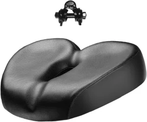 Bicycle Saddle Soft Cushion Breathable Elegant Riding Widen Thicken Comfortable Mountain Road Bike Bike Seat Shock Absorbing