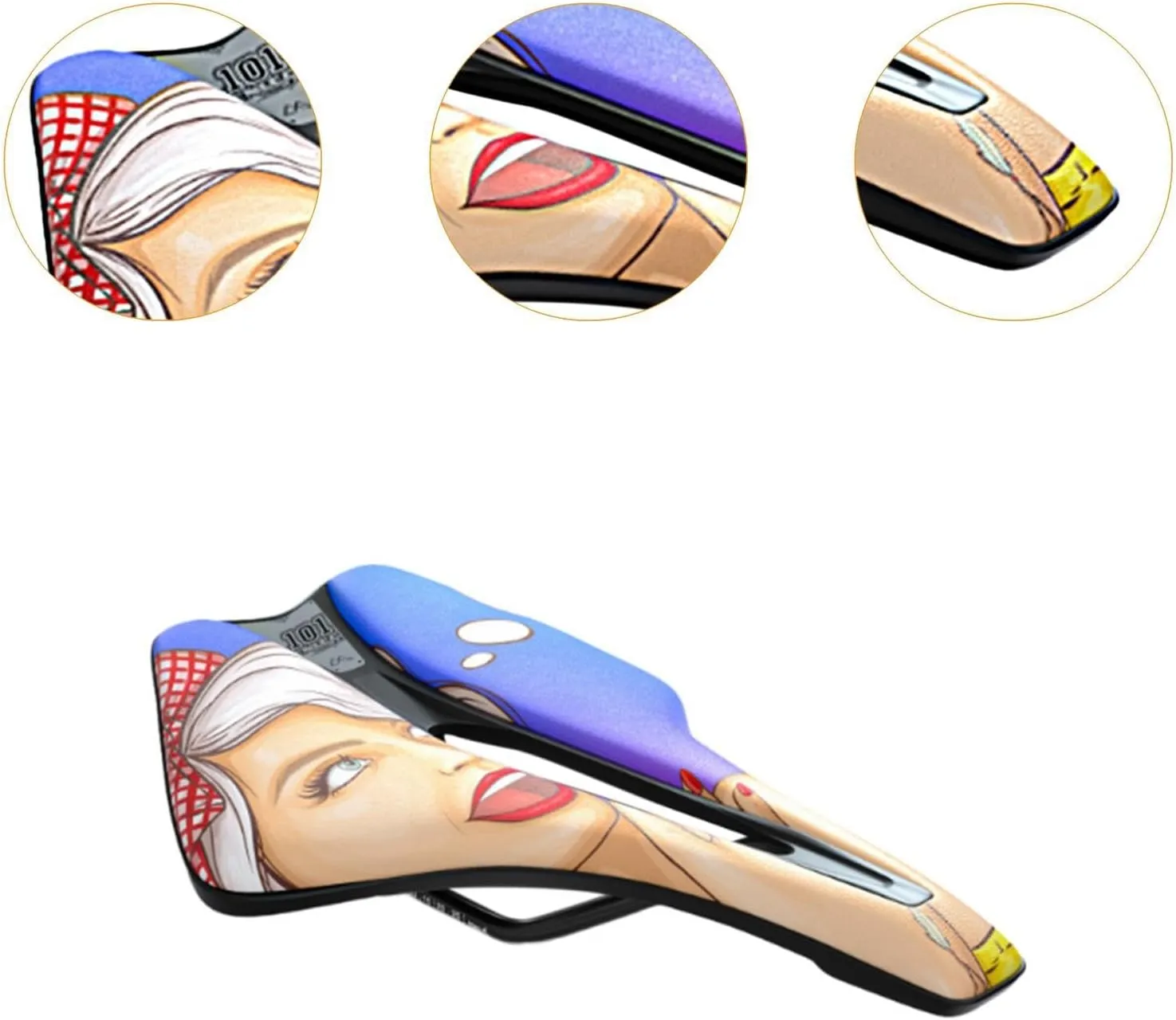 Bike Seat Replacement Breathable Comfortable Shock Absorbing Bicycle Seat Bike Saddle for Mountain Bike Riding
