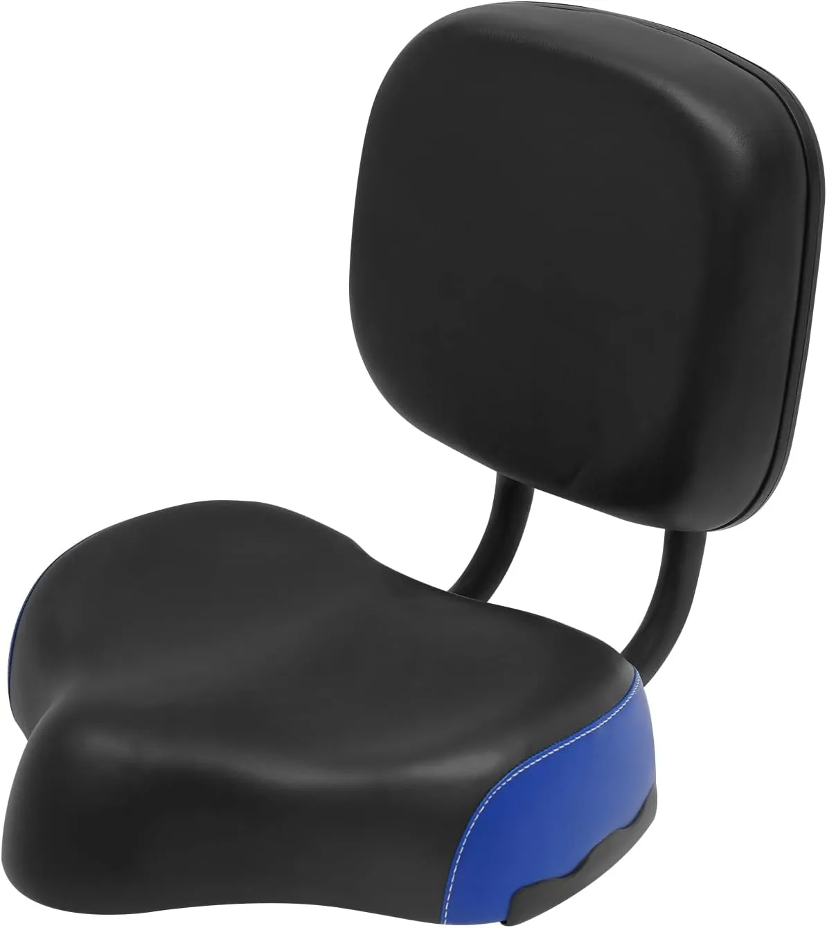 Bike Seat with Backrest, Wide Large Soft Comfortable Tricycle Bicycle Bike Saddle Seat Pad,Bike Seats for Women Comfort, Adjustable Back Height(11-15in), for Tricycle Or Electric Vehicle
