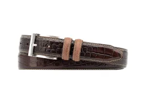 Bill Alligator Grain Belt - Walnut