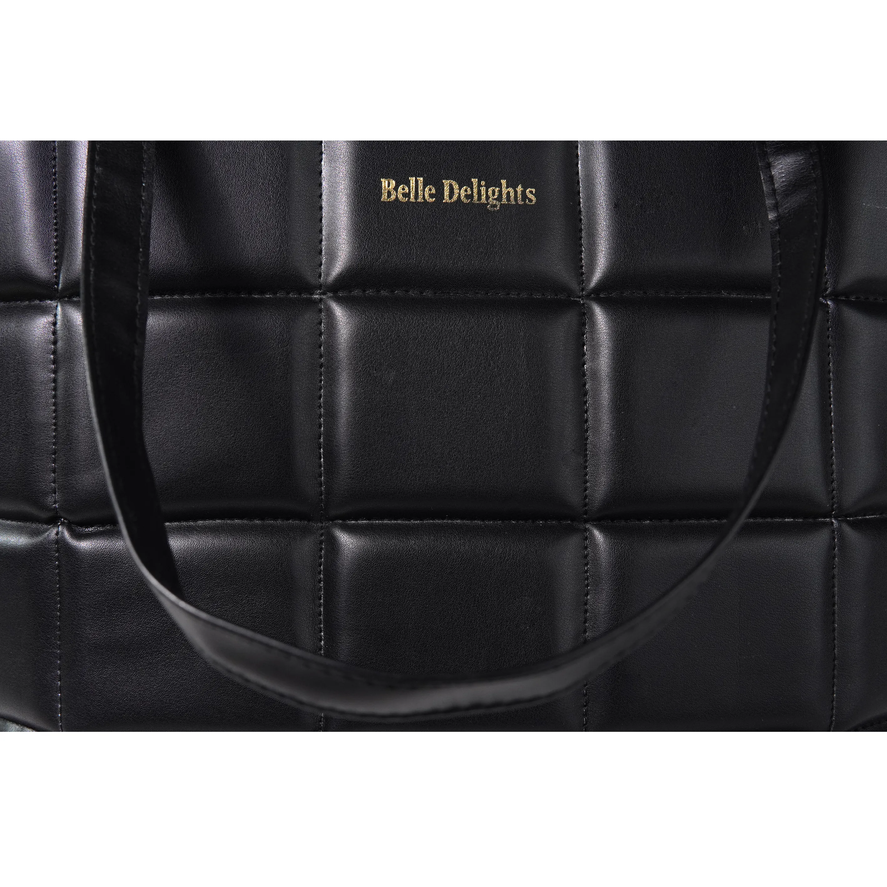 Black Belle Luxe Tote Bag