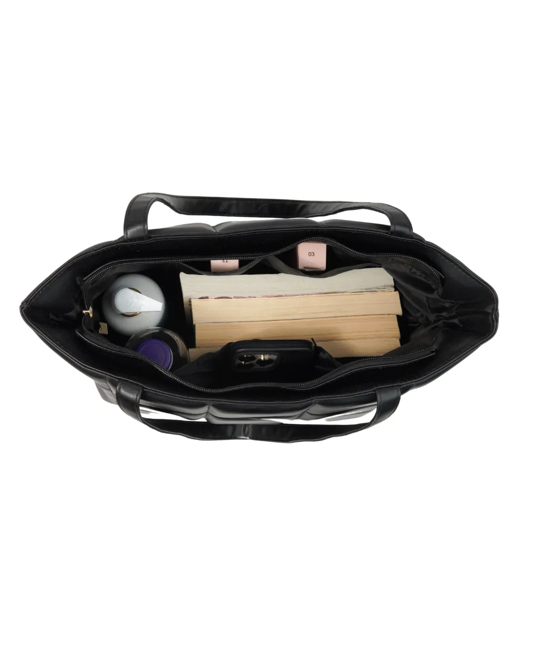 Black Belle Luxe Tote Bag