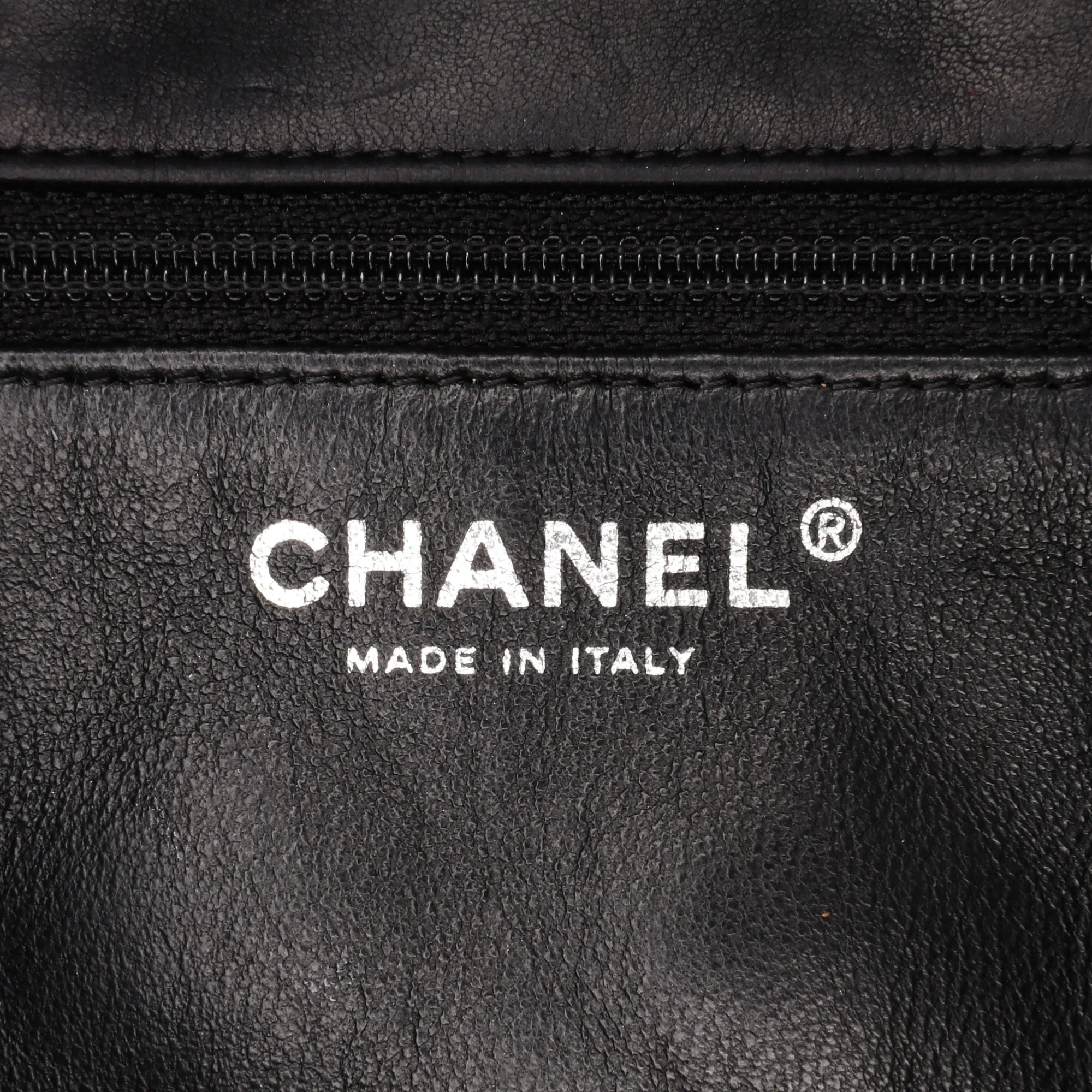 Black Chanel Reissue 2.55 Metallic Lambskin Roll Clutch