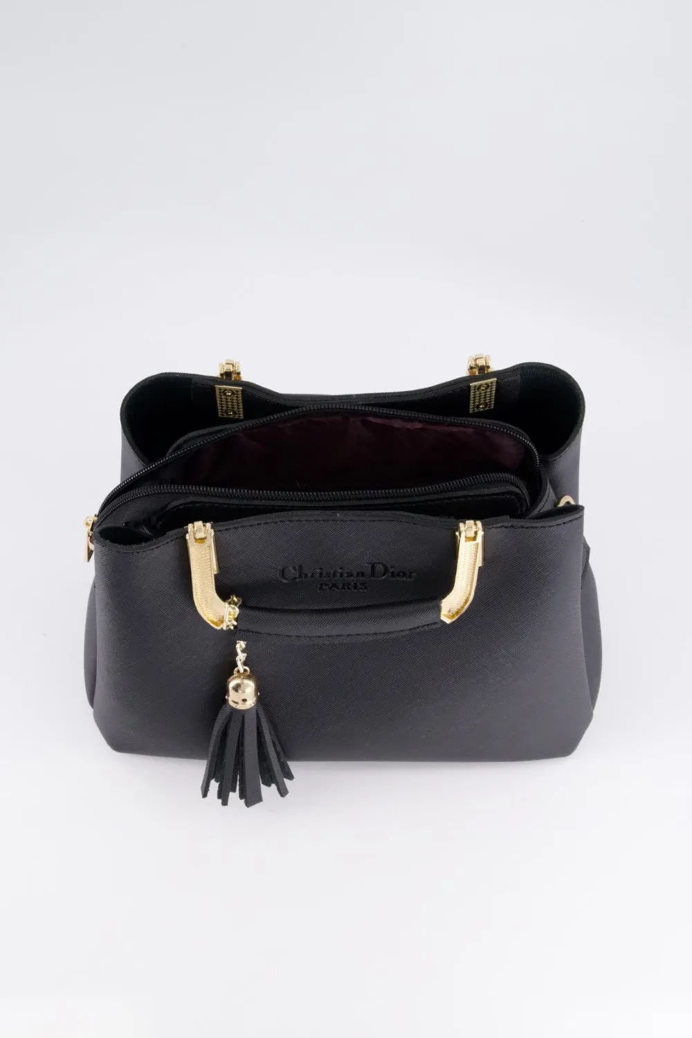 Black Luxe Tote Bag