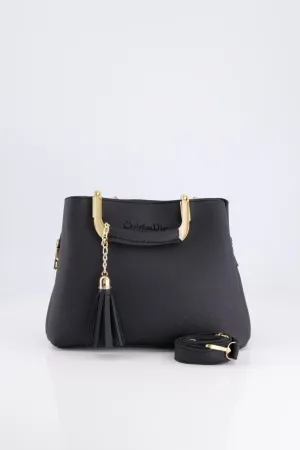 Black Luxe Tote Bag