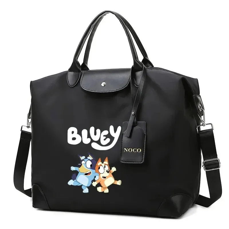 Bluey Anime Cartoon Large Capacity Travel Tote