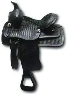 BNB INTERNATIONAL 8" inches Seat Children Miniature Pony Kids Horse Saddle Western Equestrian Trail Premium Leather for Horse Riding and Best Horse Rider Pony Kids Miniature 8" inch Horse Saddle, M126