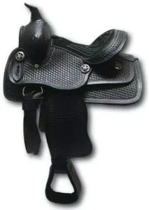 BNB INTERNATIONAL 8" inches Seat Children Miniature Pony Kids Horse Saddle Western Equestrian Trail Premium Leather for Horse Riding and Best Horse Rider Pony Kids Miniature 8" inch Horse Saddle, M126