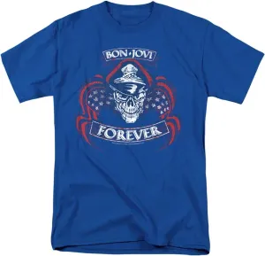 Bon Jovi Forever Skull Unisex Adult T Shirt for Men and Women