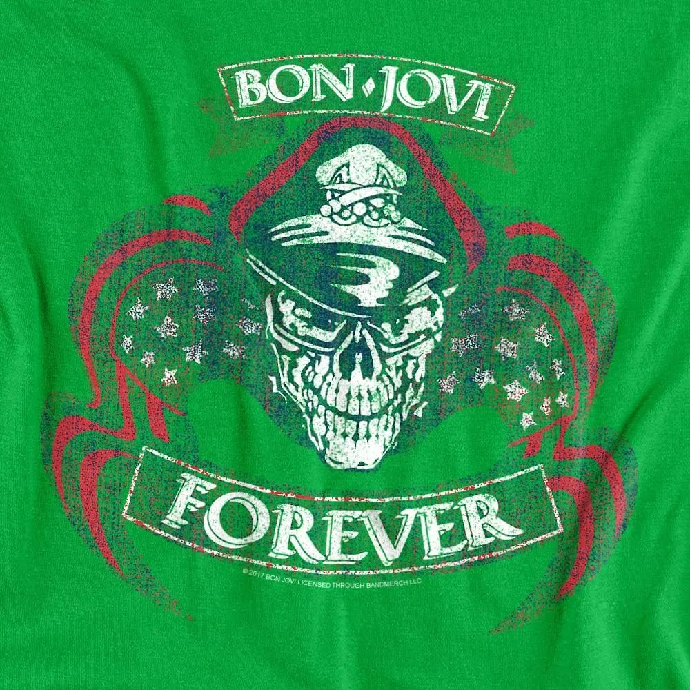 Bon Jovi Forever Skull Unisex Adult T Shirt for Men and Women