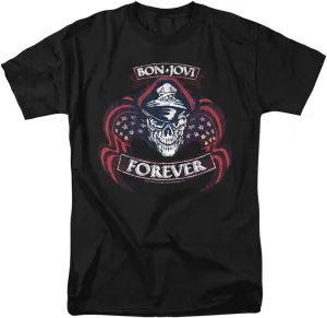 Bon Jovi Forever Skull Unisex Adult T Shirt for Men and Women