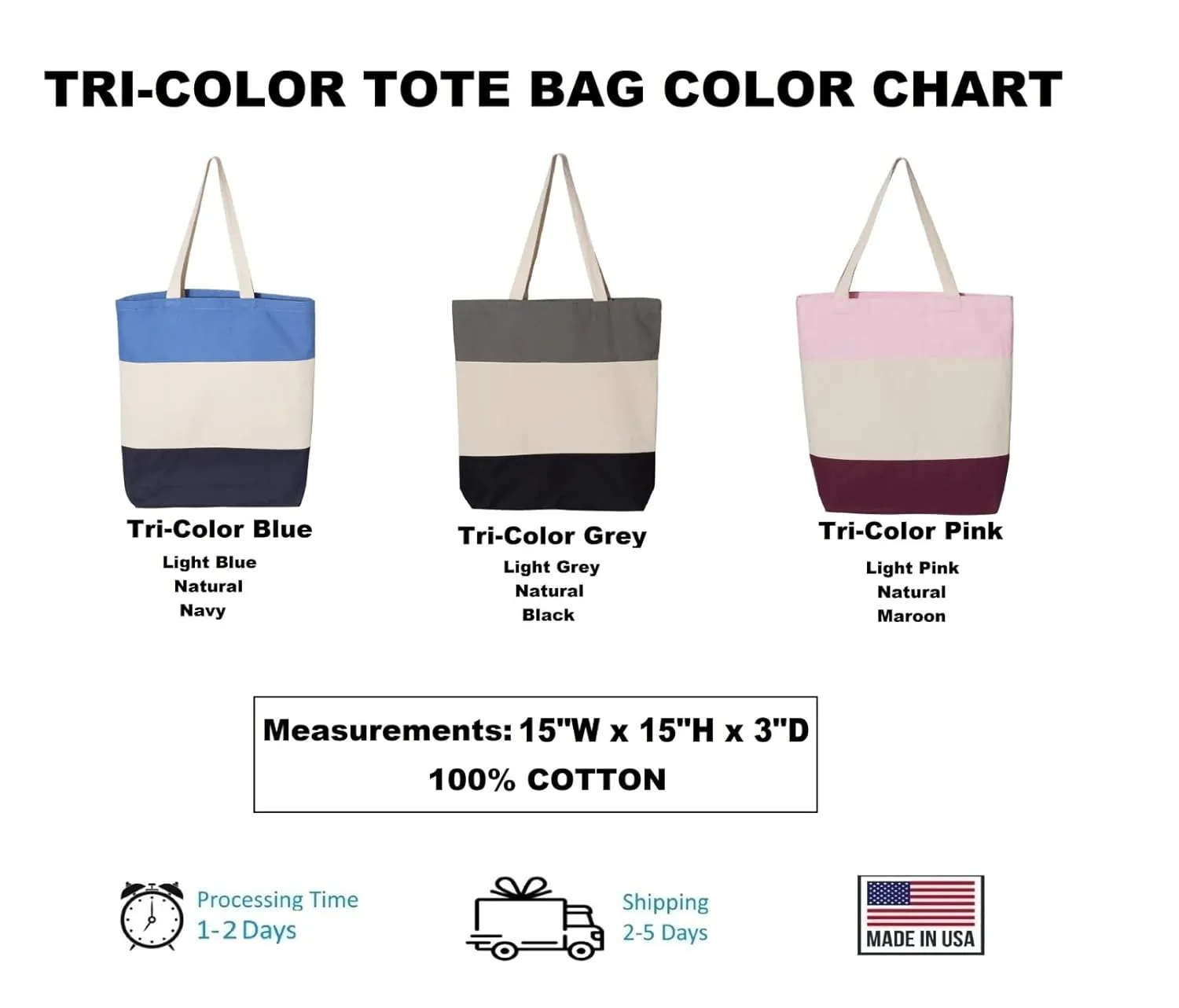 Bon Voyage Canvas Tote Bag, Matching Travel Tote Bag, Travel Buddies Gift, Travel Buddies Bag, Bestfriends Gift Bag, Travel Gift Tote Bag (15"L x 15"H x 3"D, Tri-Color Grey)