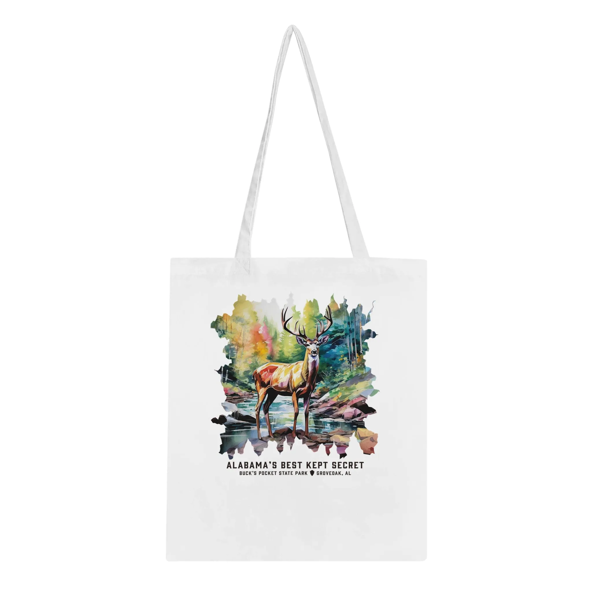 BP Buck in woods- Classic Tote Bag