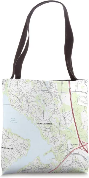 Brandermill VA Map (2019) Tote Bag