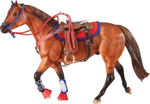 Breyer Traditional Western Riding Set Toy Accessory in Hot Colors