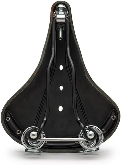 Brooks England B67, Leather Bike Saddle with Suspension Springs