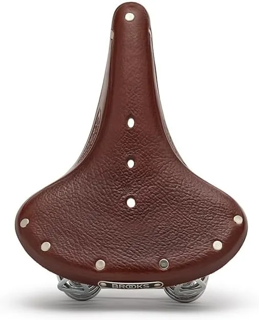 Brooks England B67, Leather Bike Saddle with Suspension Springs