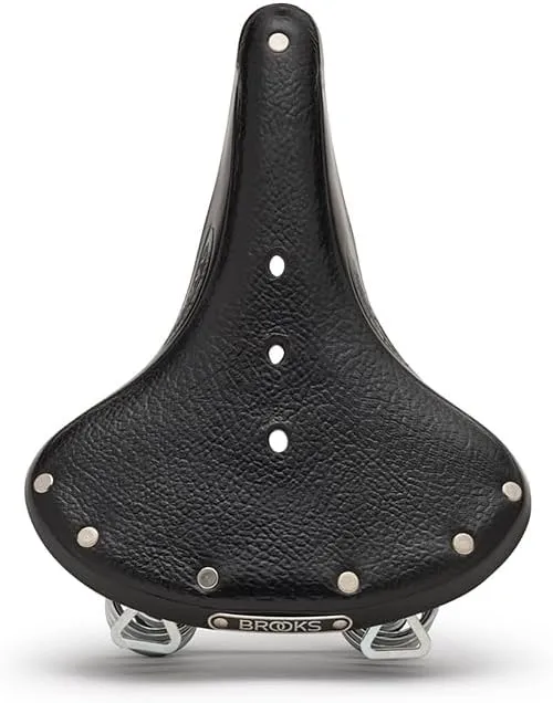 Brooks England B67, Leather Bike Saddle with Suspension Springs