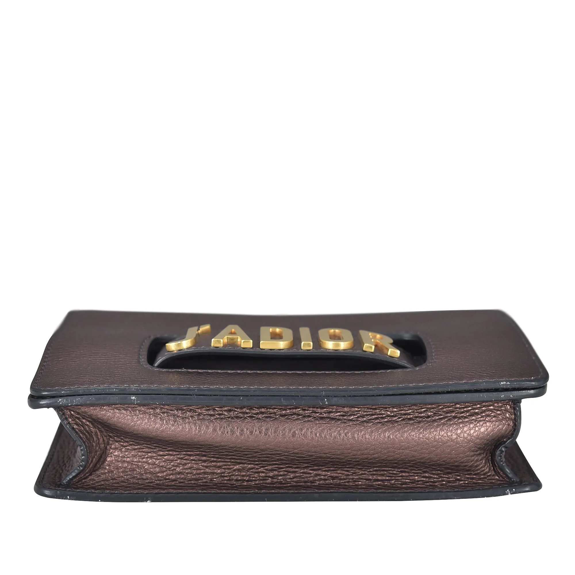 Brown Dior Medium J'Adior Chain Flap Crossbody Bag