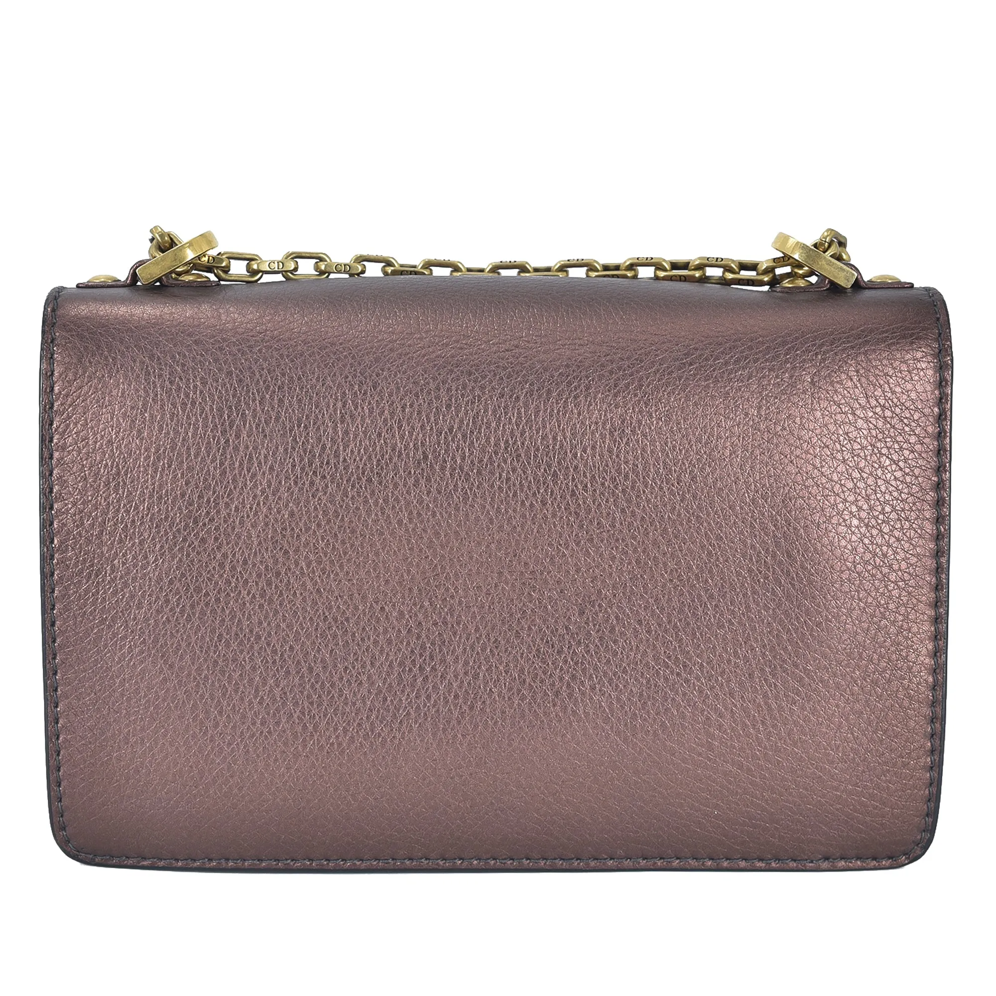Brown Dior Medium J'Adior Chain Flap Crossbody Bag