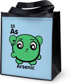 CafePress Cute Element Arsenic As Reusable Collapsible Grocery Bag
