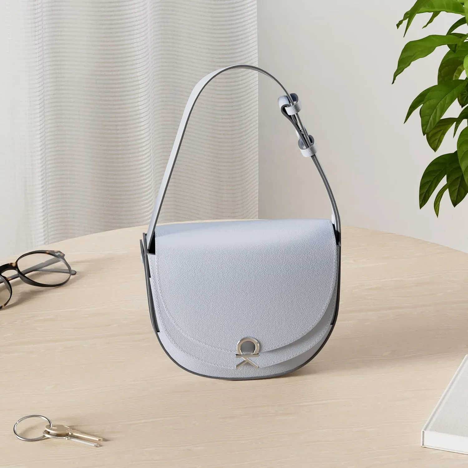 Calvin Klein Crisell Organizational Saddle Crossbody