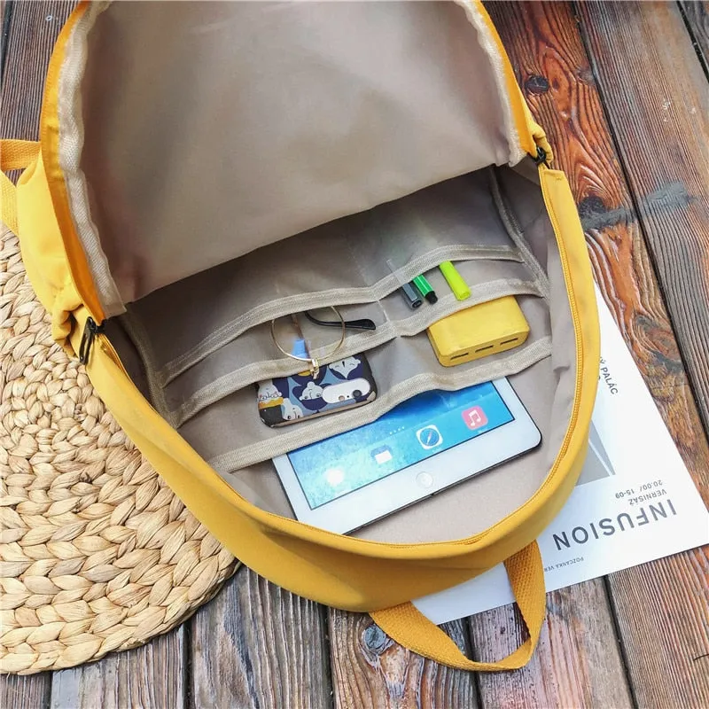 Candy Color Waterproof Travel Backpack