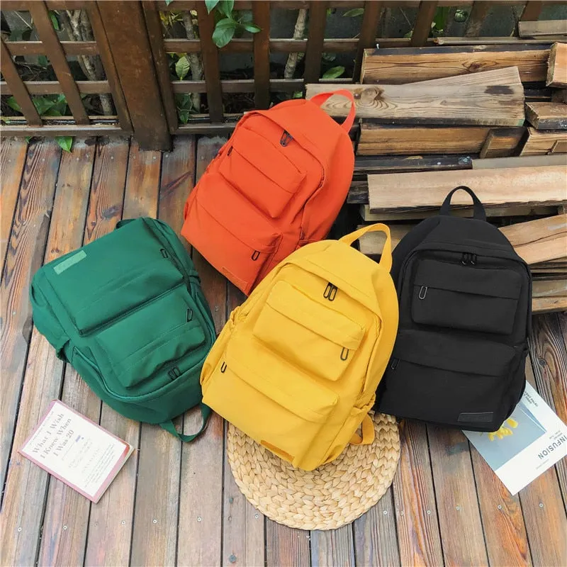Candy Color Waterproof Travel Backpack