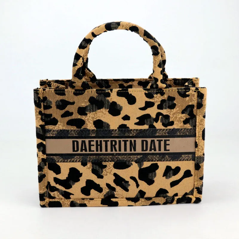 Canvas Large Capacity Tote Handbags #22