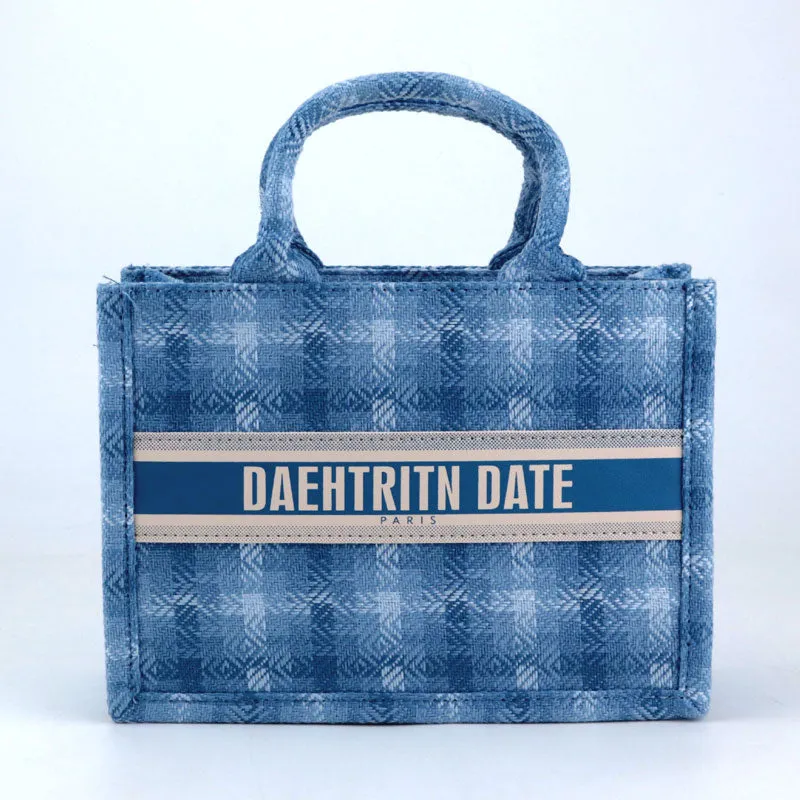 Canvas Large Capacity Tote Handbags #22