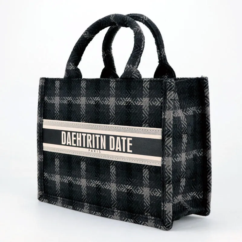 Canvas Large Capacity Tote Handbags #22