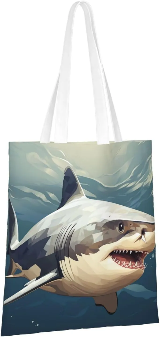 Canvas Tote Bag For Women Reusable Shopping Bag Casual Palm Trees And Sunset Shoulder Bag Handbag For Travel