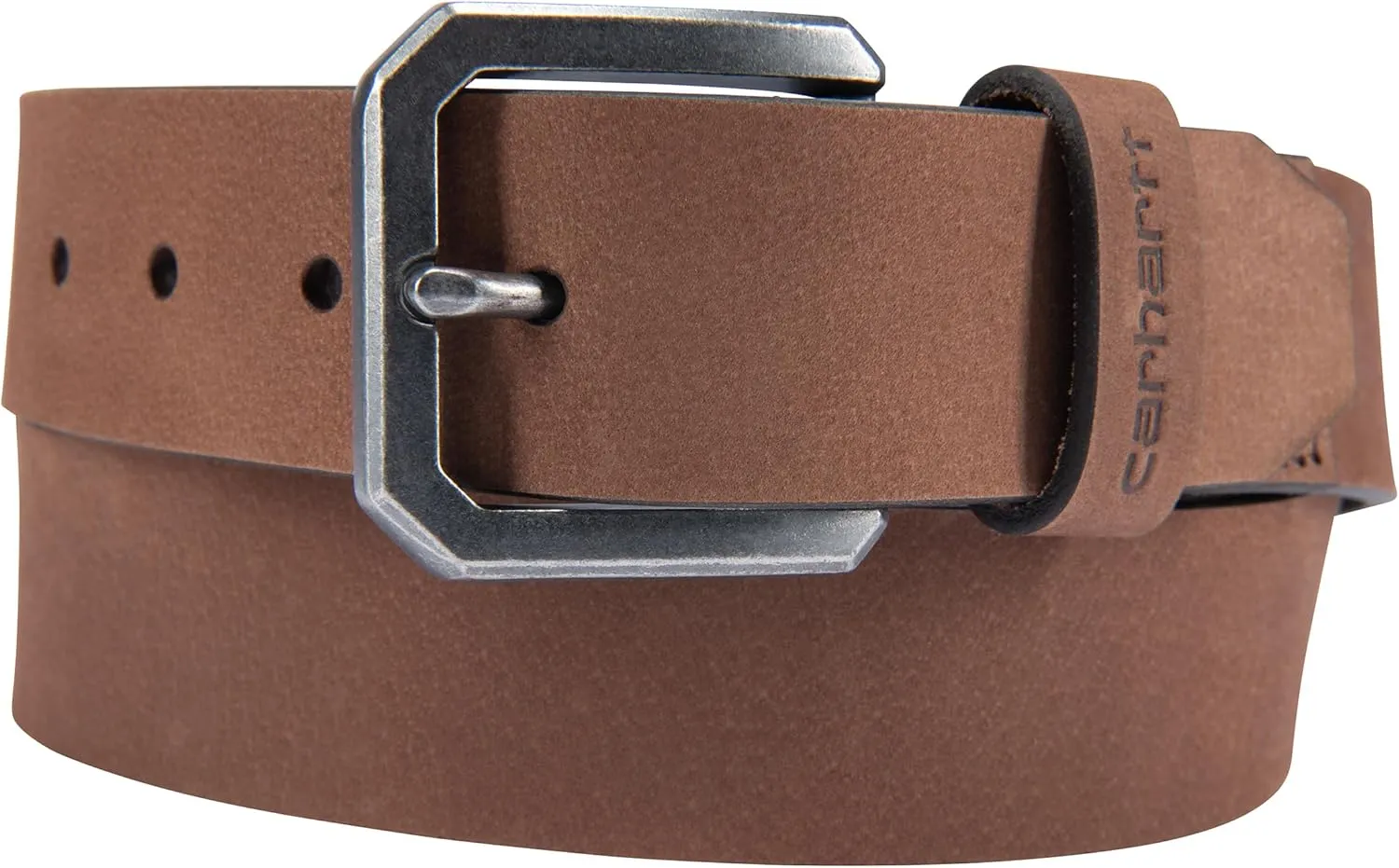 Carhartt Men's Casual Rugged Saddle Leather Belts