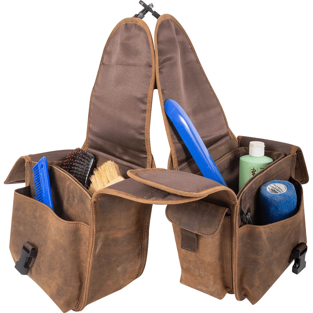 Cashel Distressed LEATHER Rear Saddle Bag - Medium