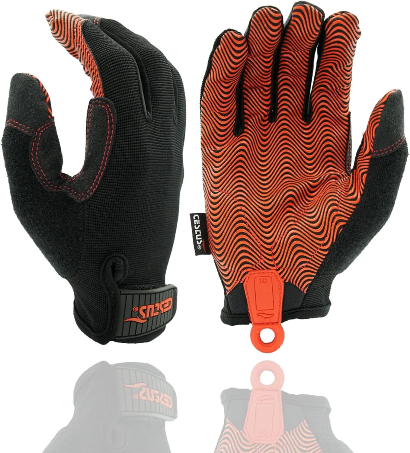 Cestus Boxx, Work Gloves with Grip, Extra Padded Palm, Warehouse Gloves, Breathable, Form Fitting, Box Handling Gloves Men