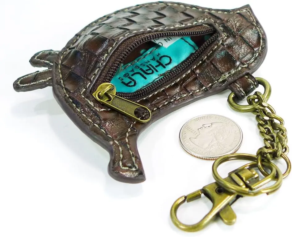 CHALA Charming Crossbody Bag With Flap Top | Flap and Zipper Cross-Body Purse or Shoulder Handbag with Metal Chain - Pink