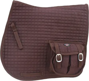 CHALLENGER Horse Quilted English Saddle PAD Trail Aussie Australian Dressage Pockets 7284