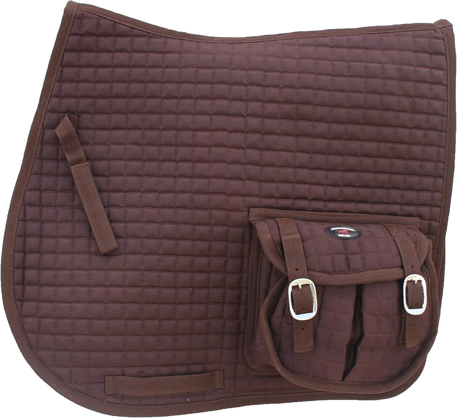 CHALLENGER Horse Quilted English Saddle PAD Trail Aussie Australian Dressage Pockets 7284