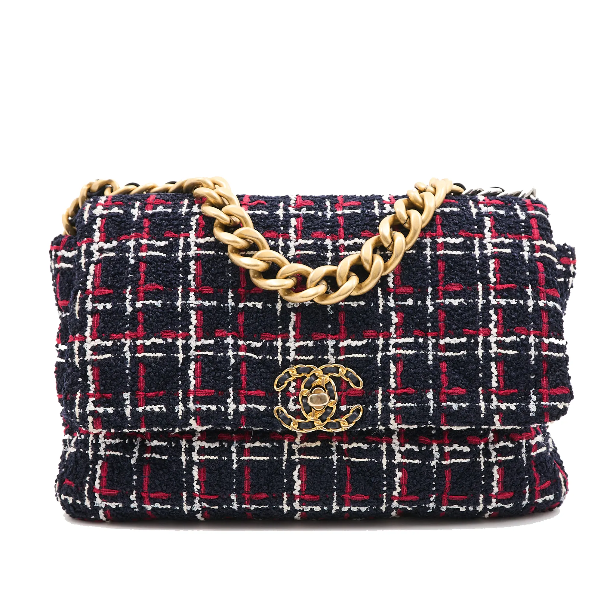 Chanel 19 Medium Tweed Flap Bag