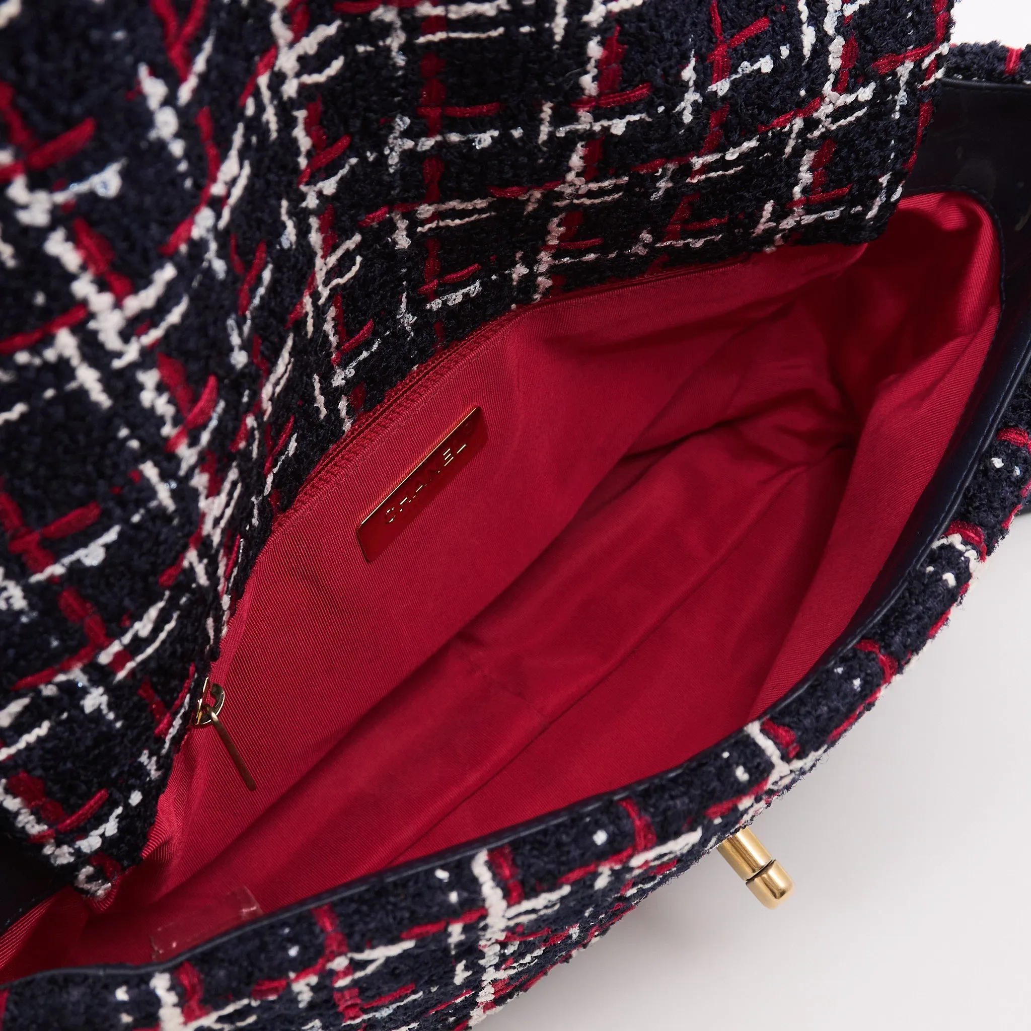 Chanel 19 Medium Tweed Flap Bag